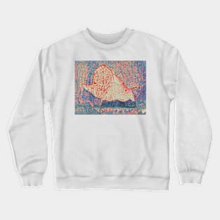 Black Spot Crack Crewneck Sweatshirt